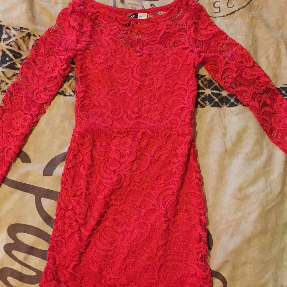 H&M Red bodycon dress | size 2 | BRAND NEW